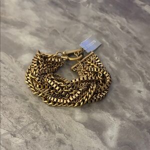 Chico's Gold-Tone Layered Bracelet